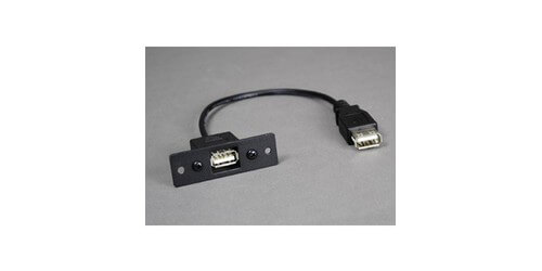 Wiremold Av4005bk Usb A To Usb A Avip Plate - Conference Room Av