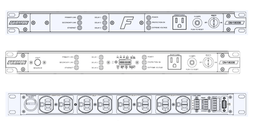 Furman Cn 1800s 15a Advanced Remote Smart Sequencer W Smp Evs 9 Outlets Conference Room Av