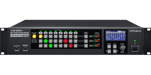 Roland XS-83H 8x3 Multi-Format Matrix Switch: HDMI or HDBaseT Out