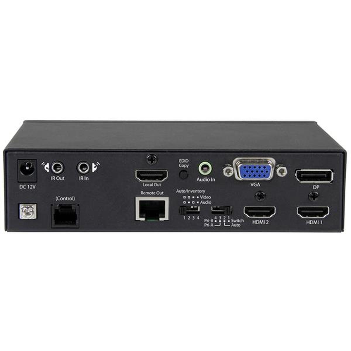 StarTech STDHVHDBT 4K HDBaseT HDMI Tx/Rx Kit over CAT, Built-in Switch ...