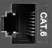 CM11352 - BLACK, CAT-6, RJ-45, F-M